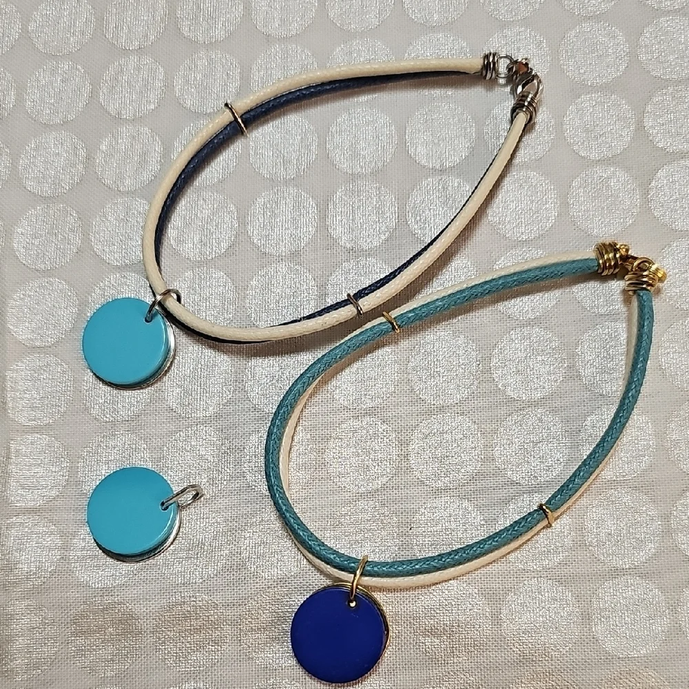 Vintage GREEK Inspired Kids Cord Bracelets Extra Charm - Picture 3 of 8